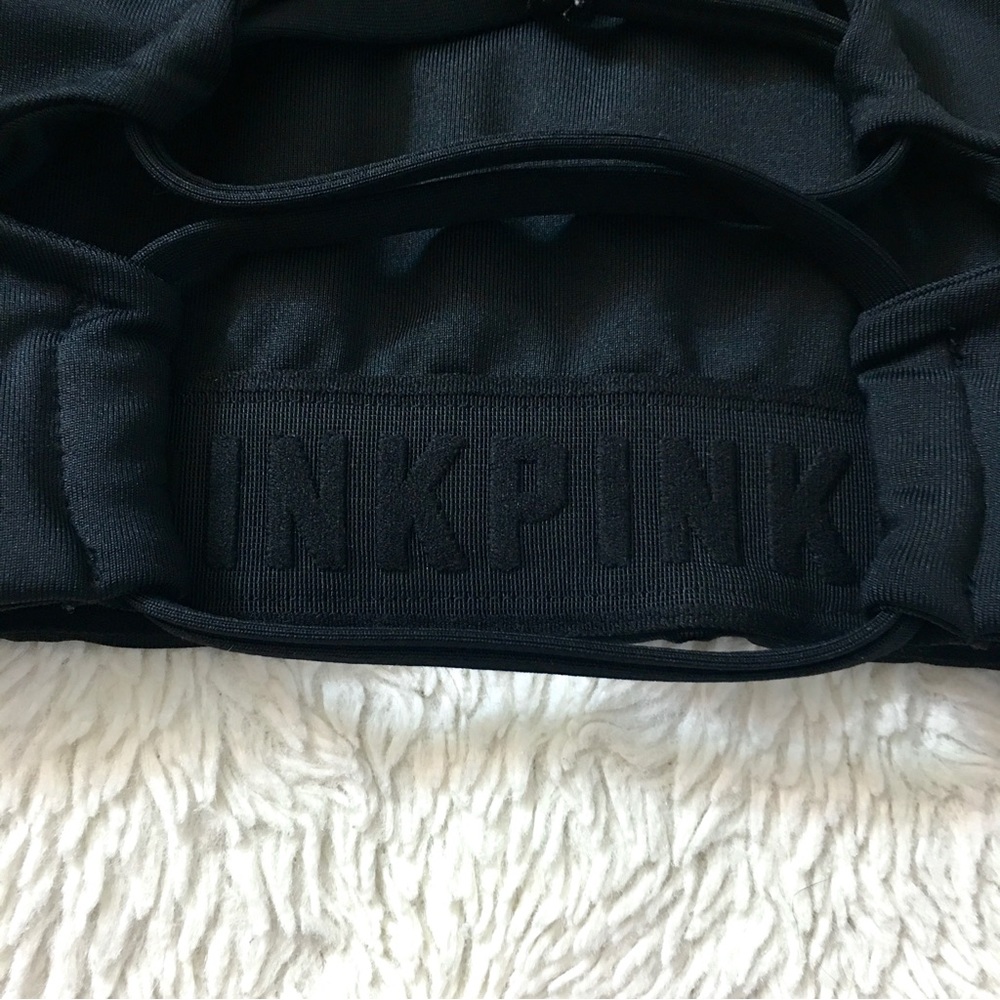 👟 PINK Lace Up Back Racerback Bra - Picture 3 of 10